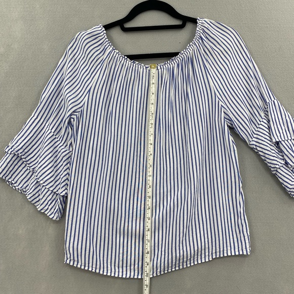 I.N. Studio Peasant Style Blouse - Picture 7 of 8